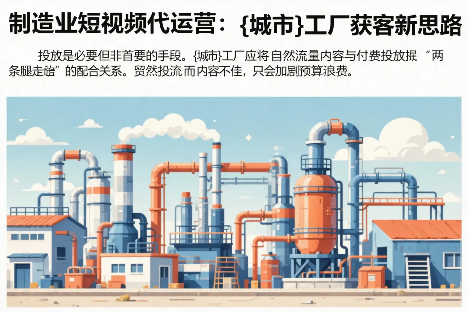 制造业短视频代运营：莱州工厂获客新思路